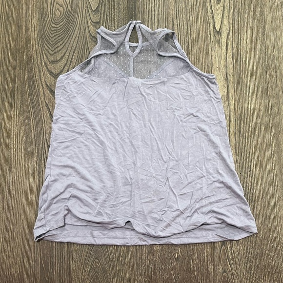 Maurices Tank Blouse Mesh Round Neck Sleeveless Stretch Pullover Purple Size XS - Picture 4 of 4